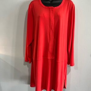 Beautiful red/orange Ralph Lauren tunic top